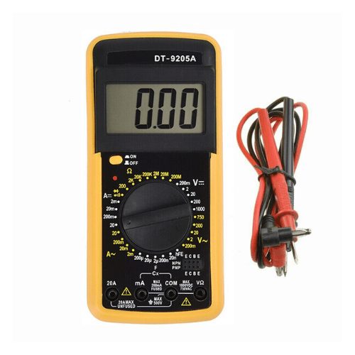 Digital Multimeter ACDC Voltmeter Ammeter Resistance Capacitance Meter Tester Tool – DT9205A Gadget mou